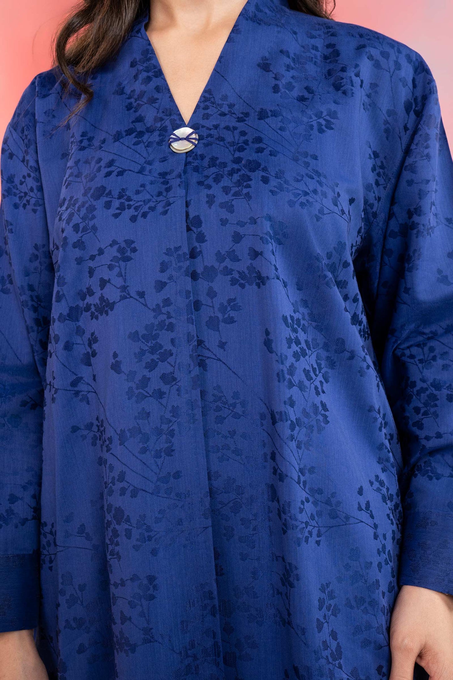 2 Pc Dyed Self-Jacquard Viscose Suit