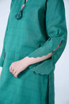 2 Pc Dyed Textured Suit
