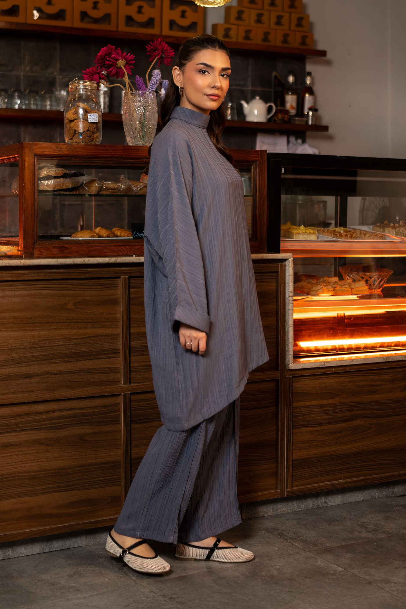 2 Pc Poly Wrinkle Suit