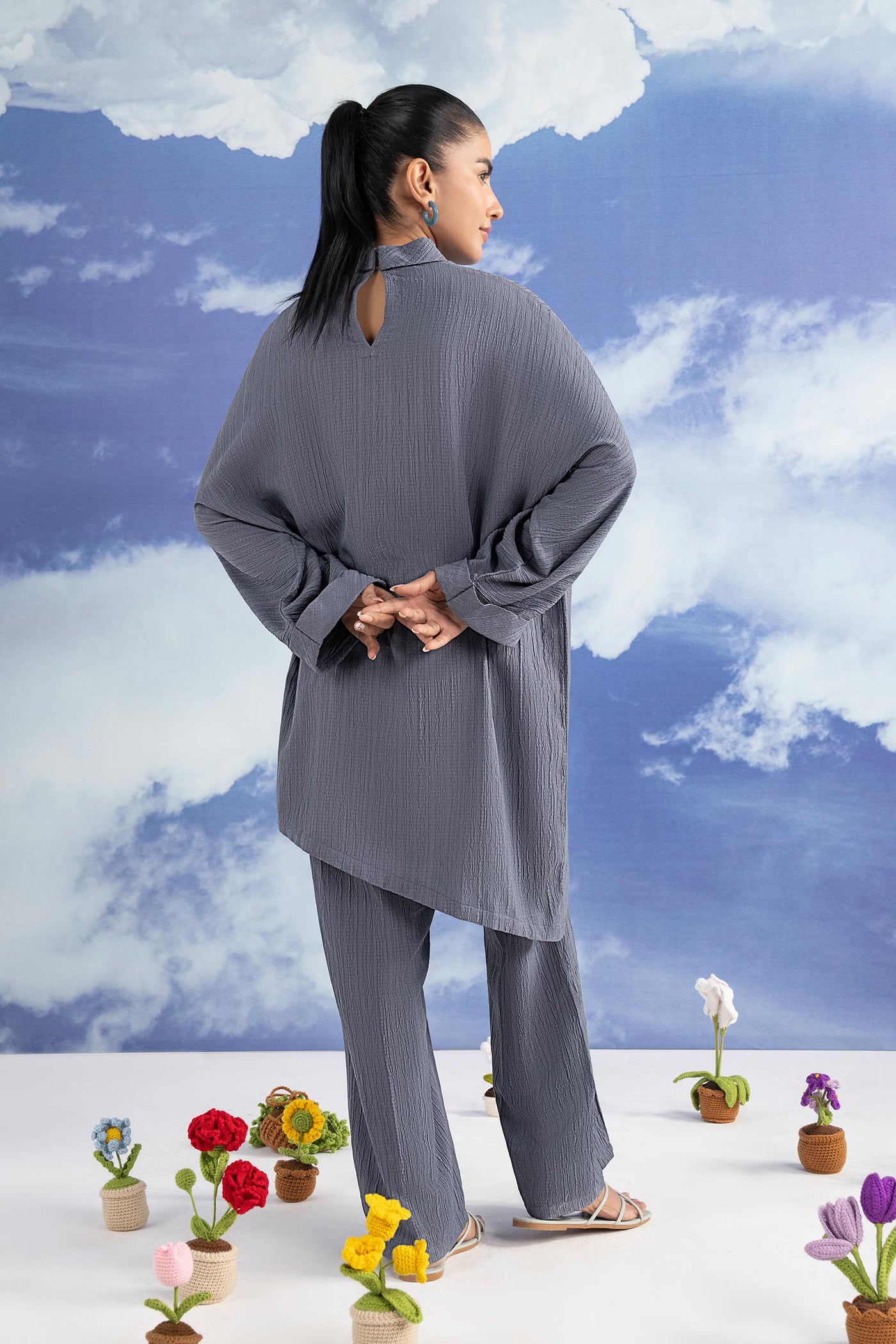 2 Pc Yarn Dyed Suit