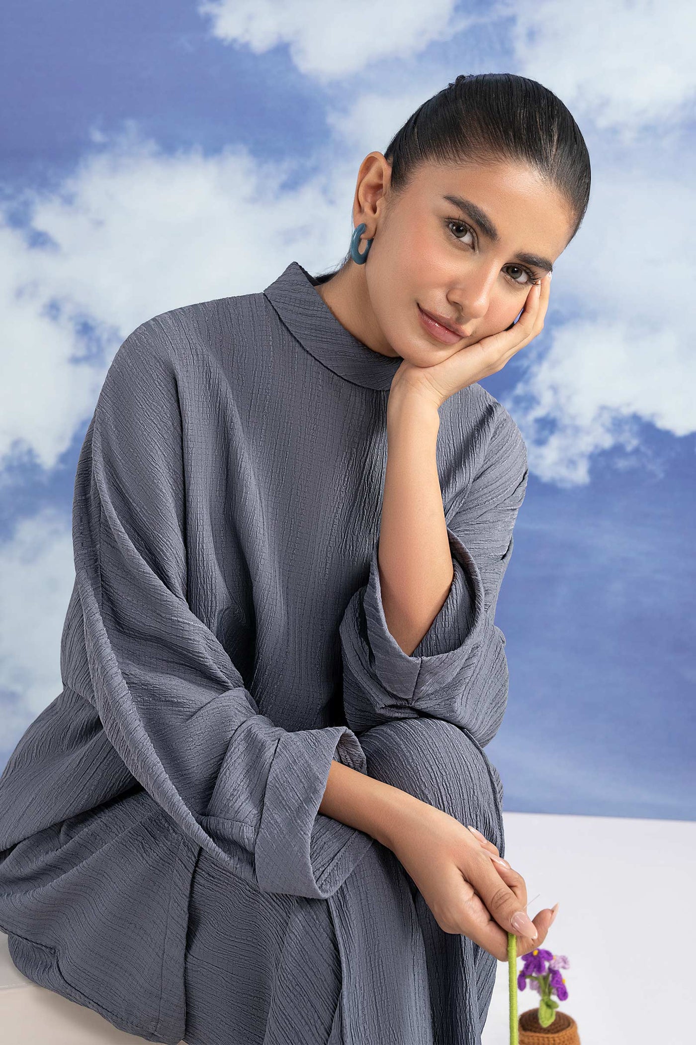 2 Pc Yarn Dyed Suit