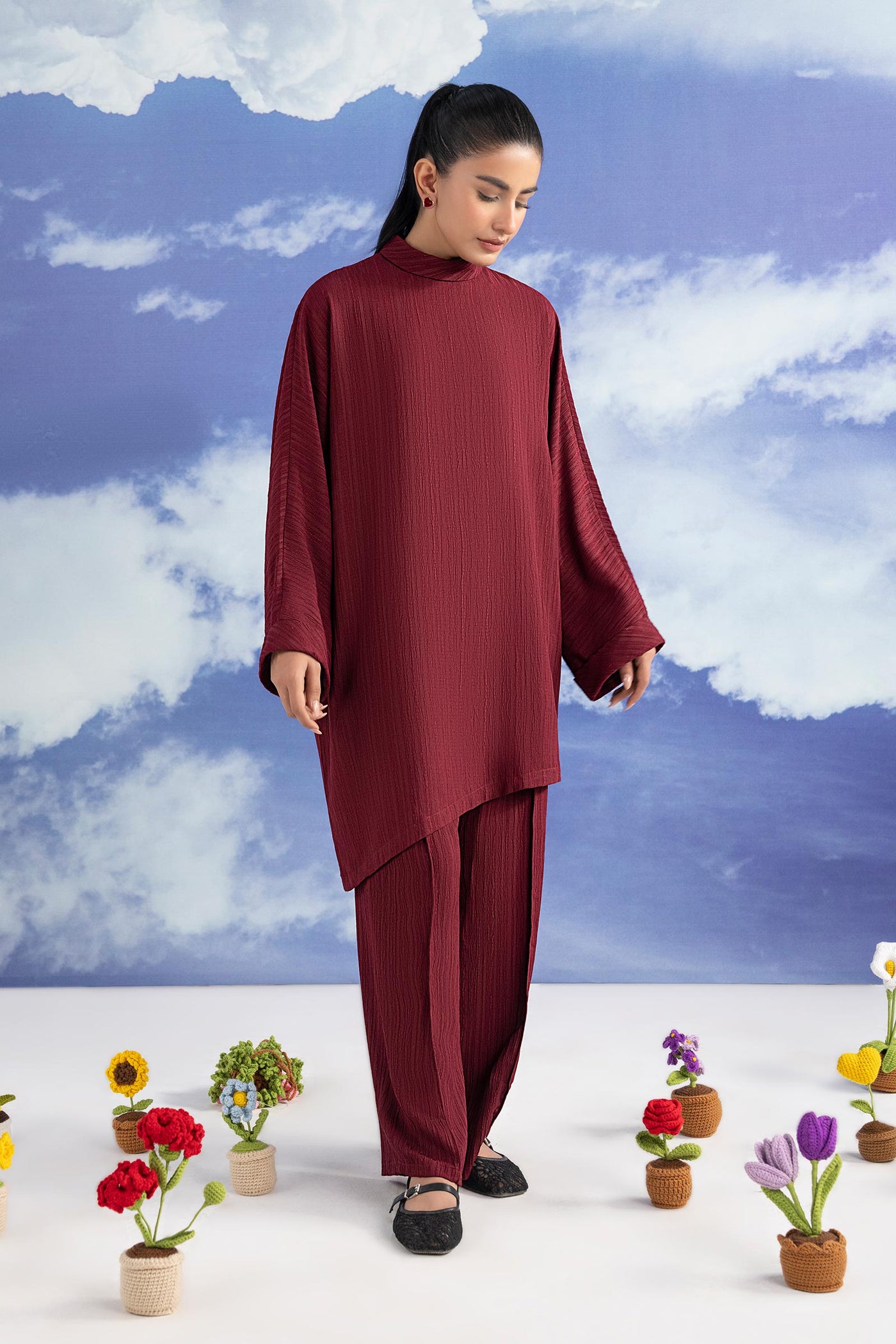 2 Pc Yarn Dyed Suit