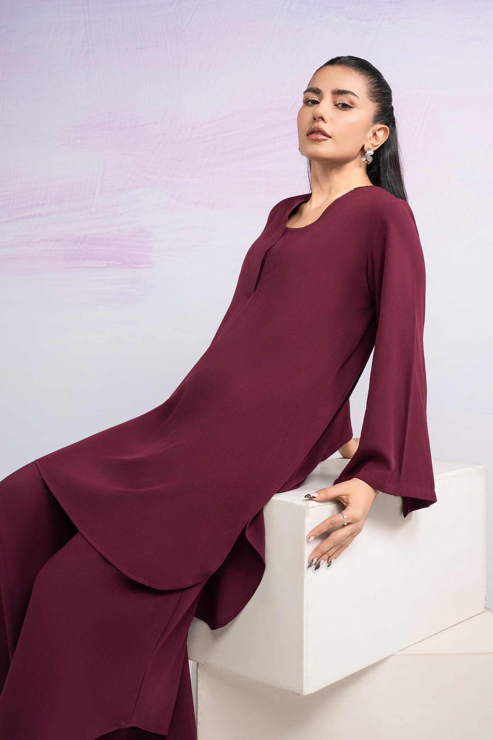 2 Pc Poly Wrinkle Suit