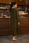 2 Pc Dyed Poly Wrinkle Suit
