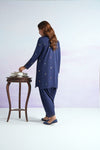 2 Pc Embroidered Twill Suit