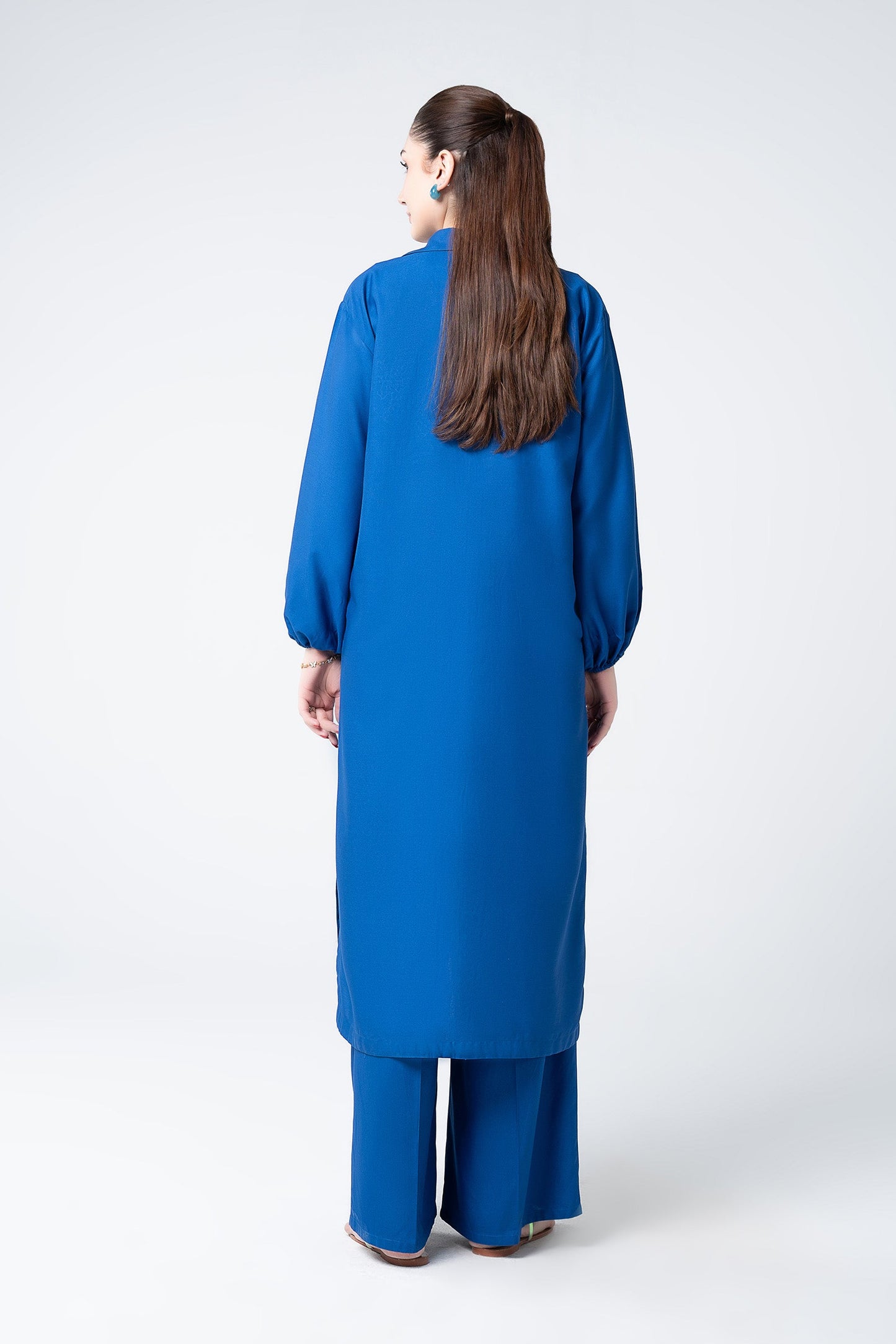 3 Pc Embroidered Linen Suit