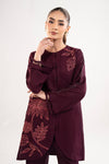 2 Pc Embroidered Dobby Viscose Suit