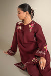 2 Pc Embroidered Khaddar Suit