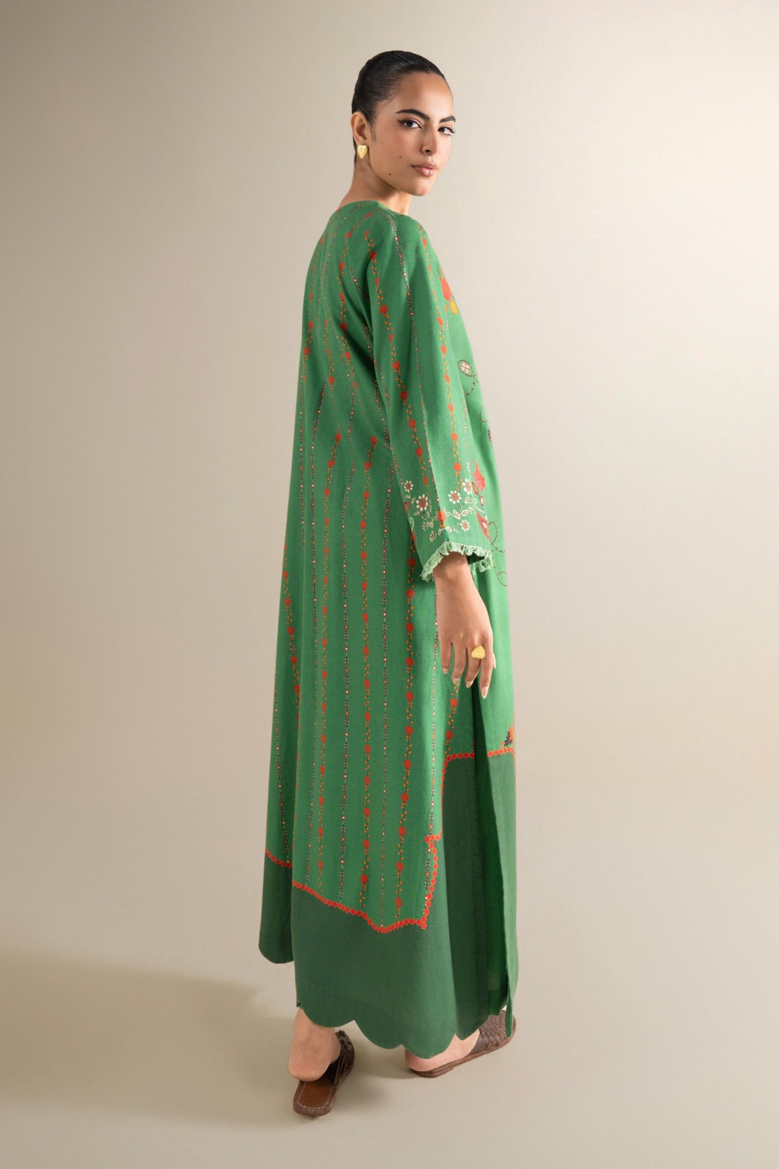 2 Pc Printed Karandi Suit