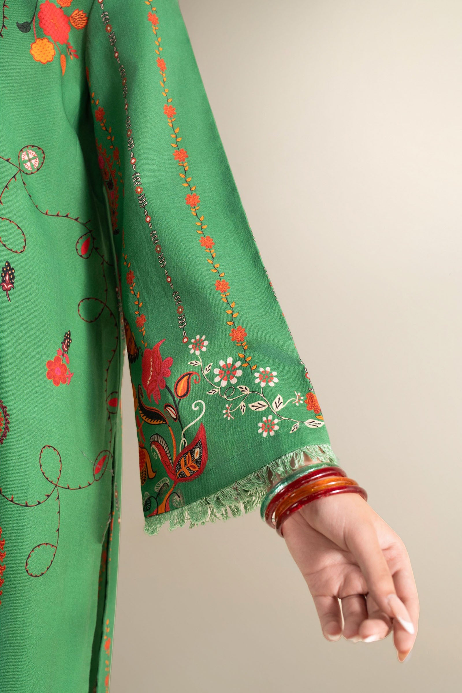 2 Pc Printed Karandi Suit