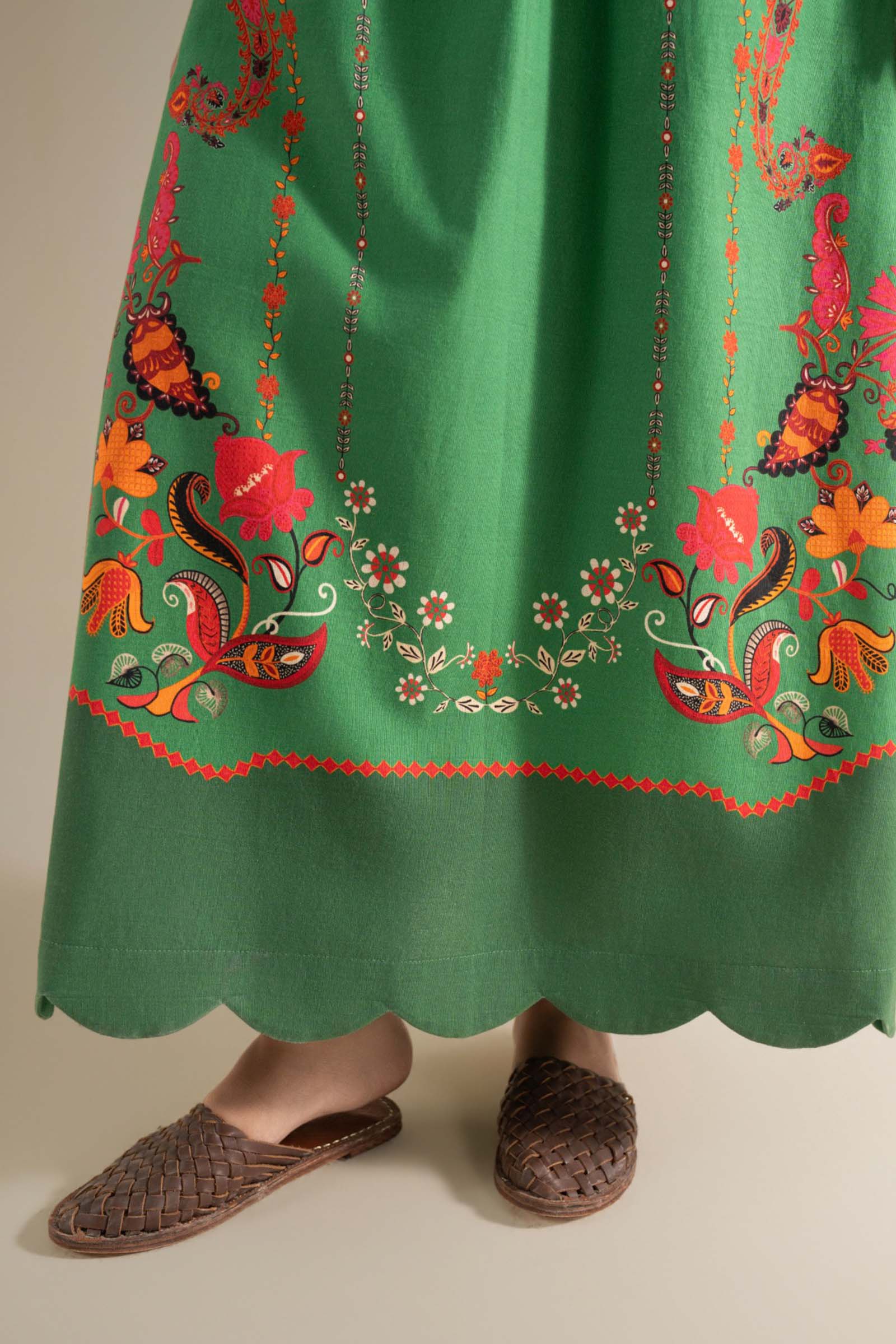 2 Pc Printed Karandi Suit