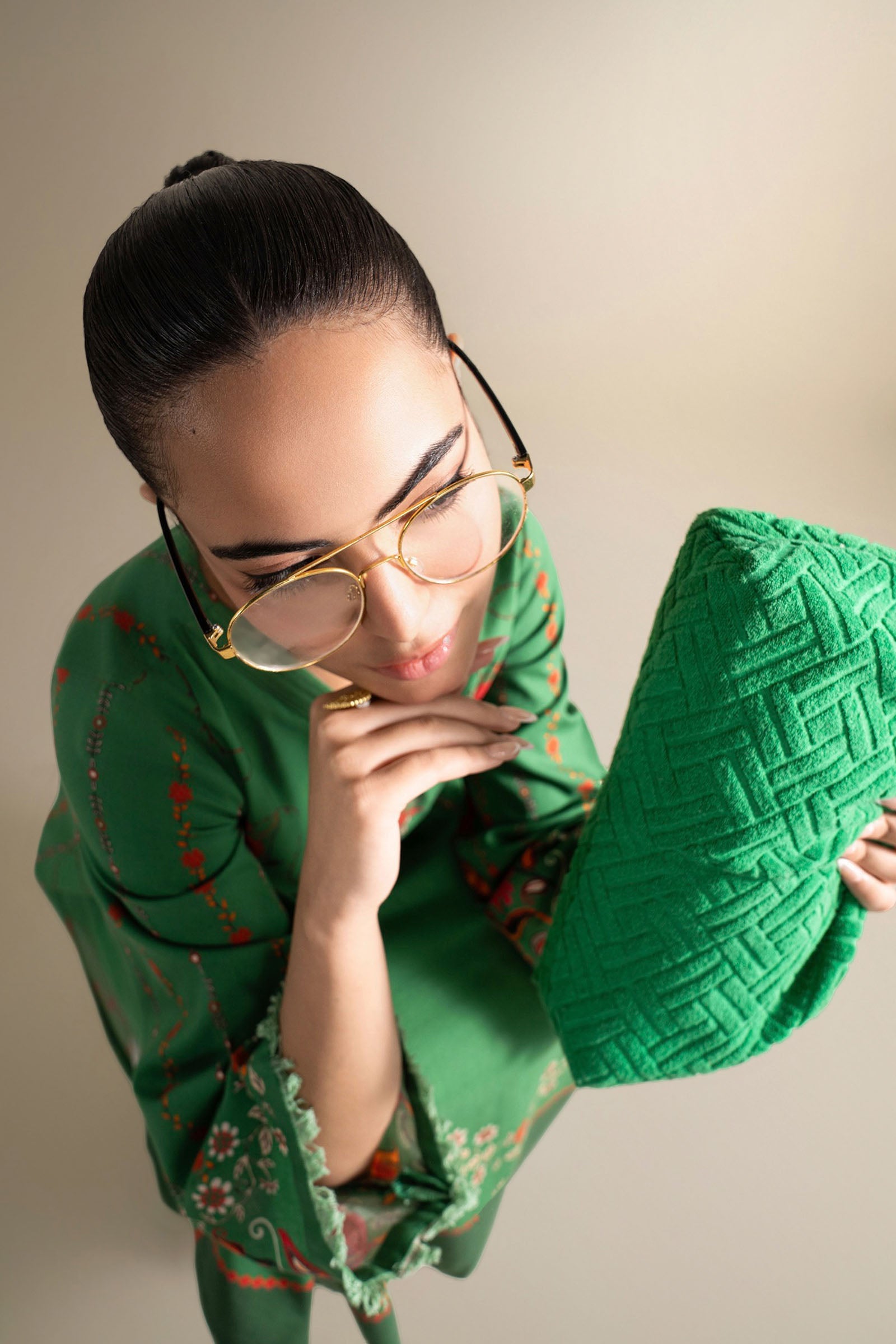 2 Pc Printed Karandi Suit