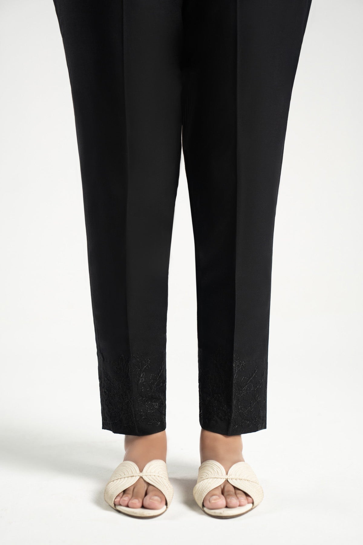 Embroidered Cambric Trouser