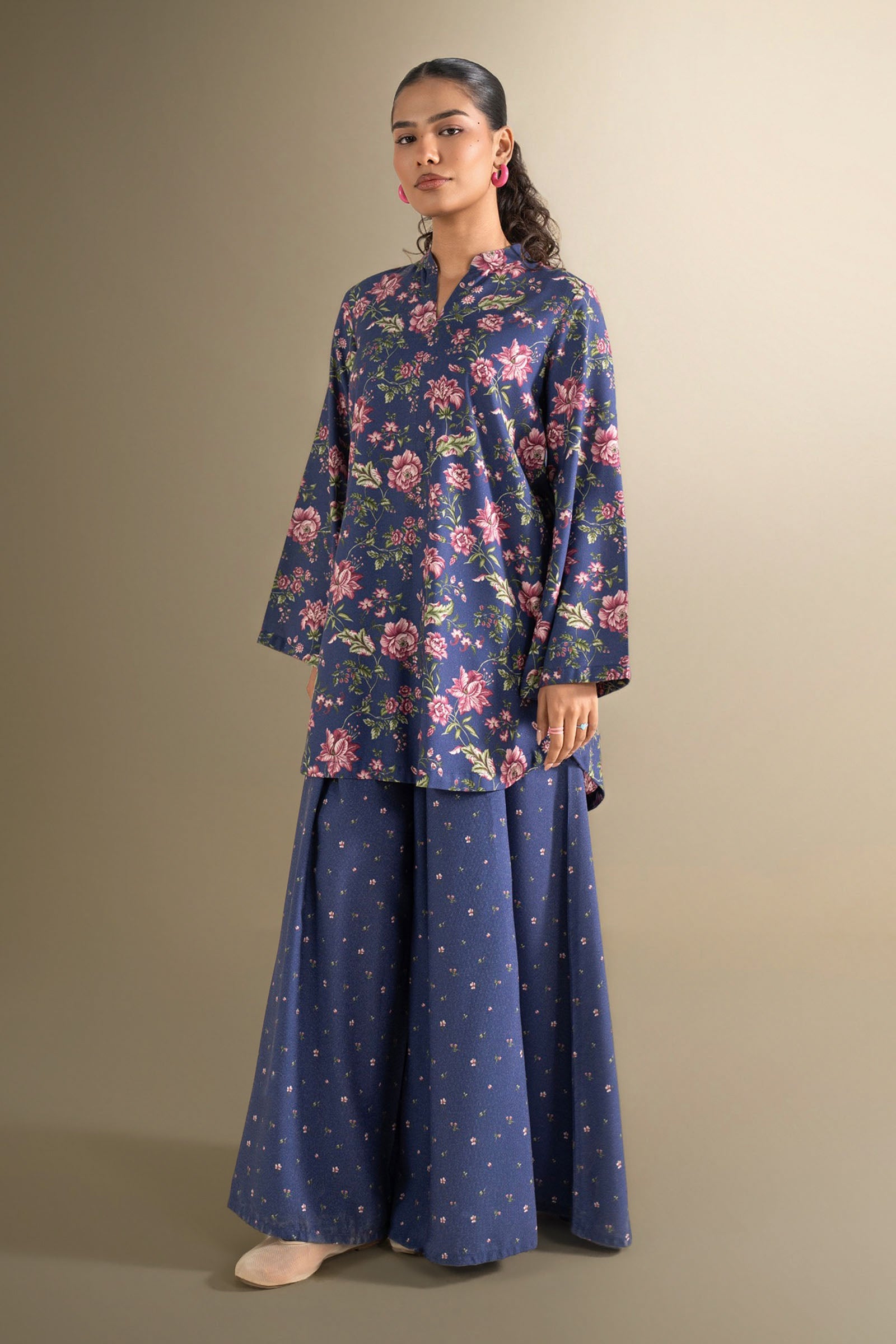 2 Pc Printed Karandi Suit