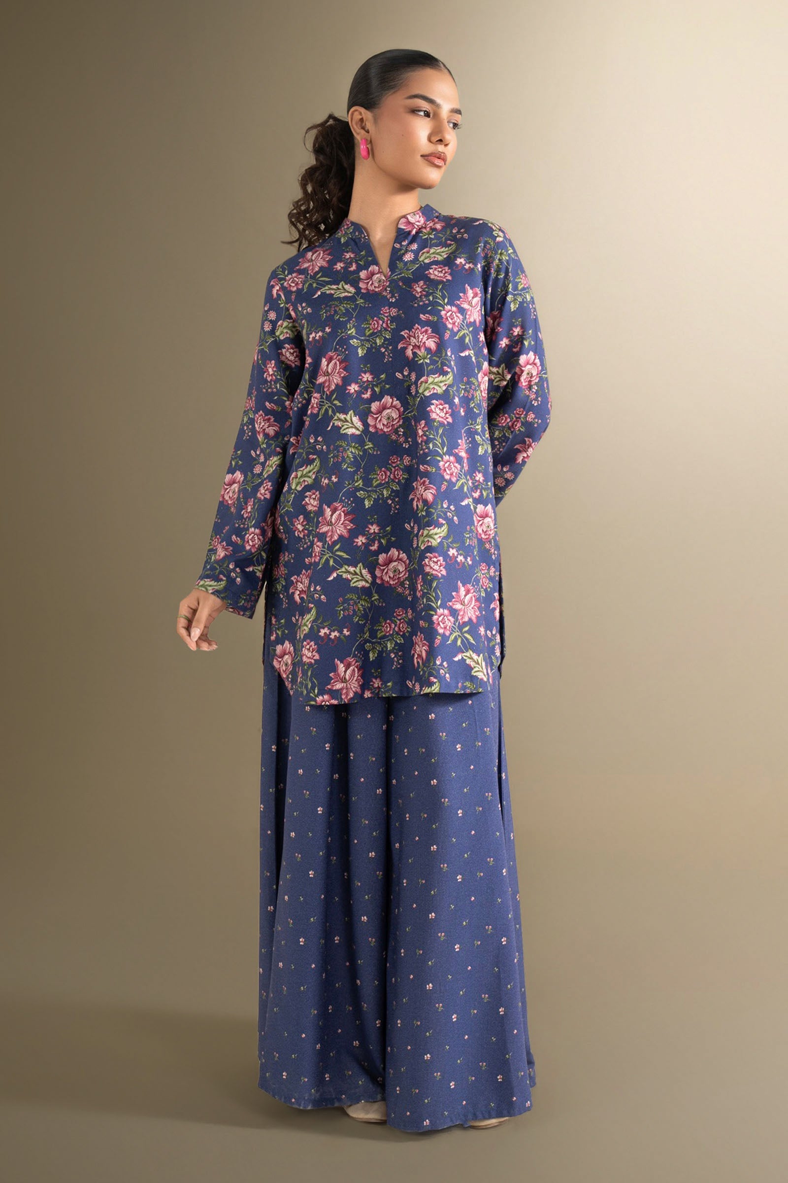 2 Pc Printed Karandi Suit