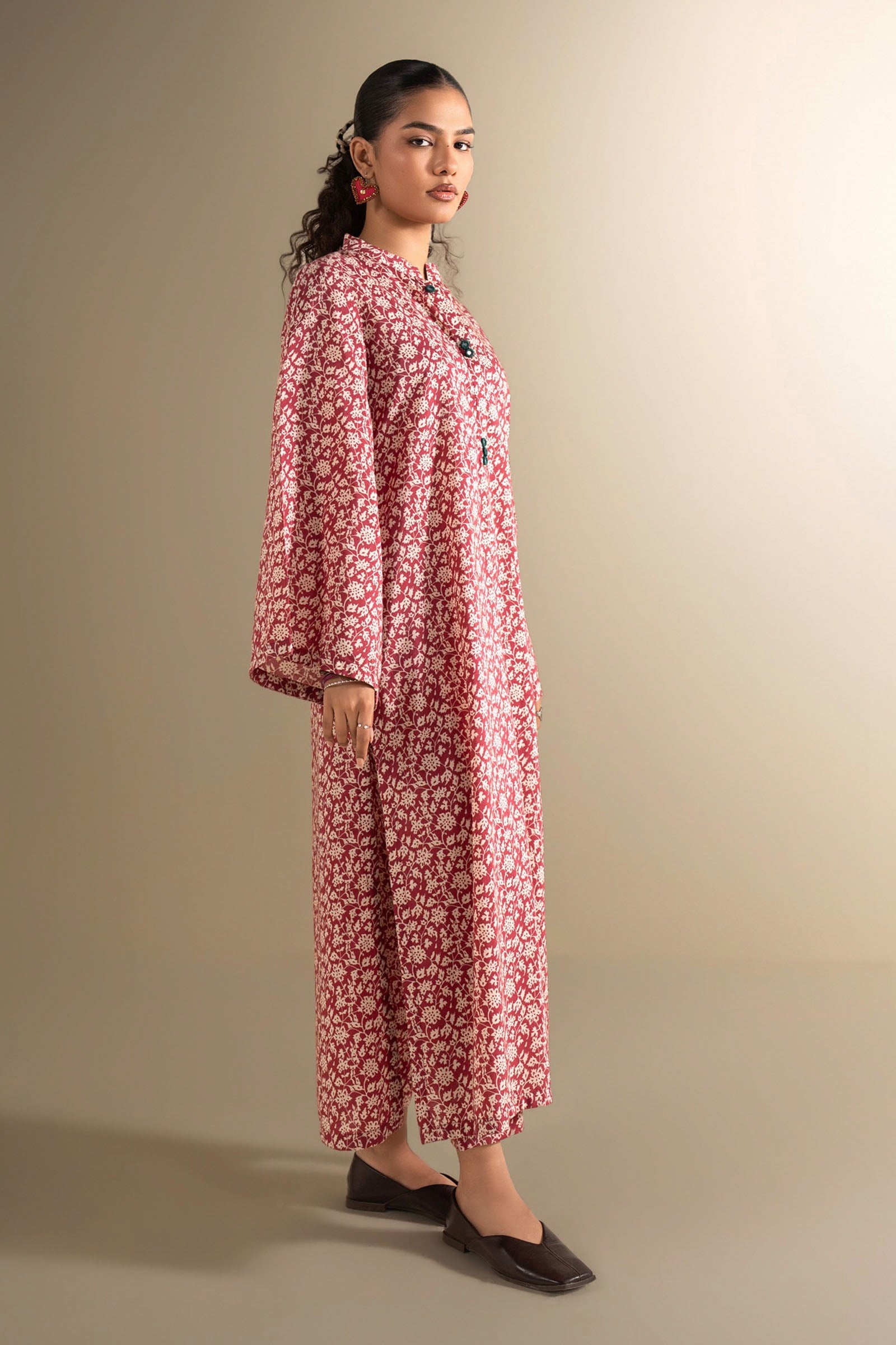 2 Pc Embroidered Dobby Viscose Suit