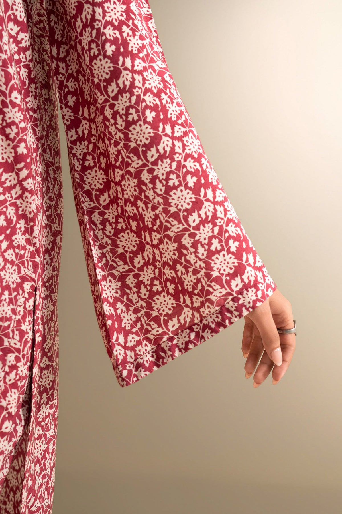 2 Pc Embroidered Dobby Viscose Suit