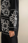 2 Pc Embroidered Linen Suit