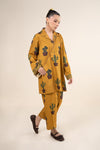 2 Pc Printed Twill Suit