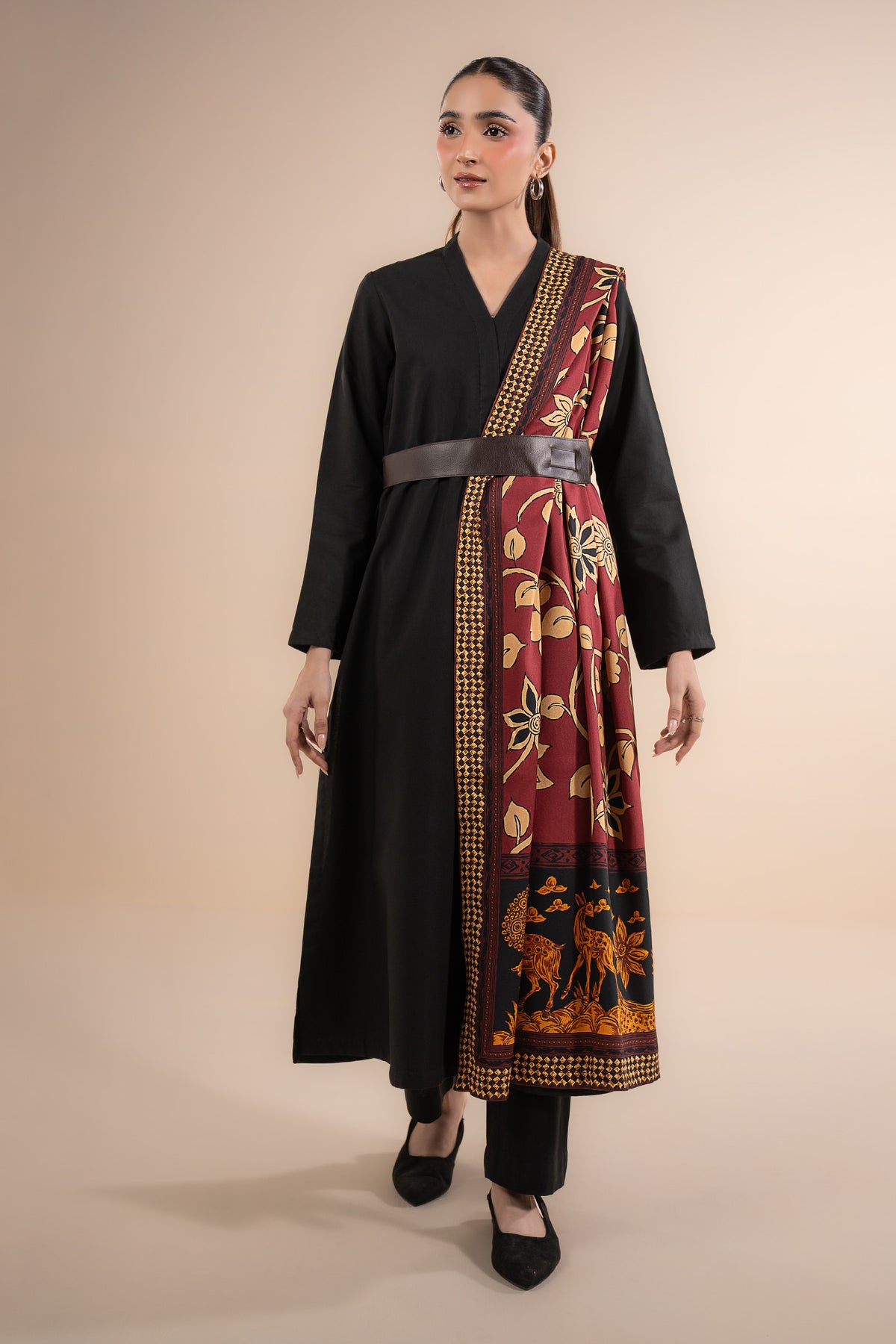 Printed Linen Scarf