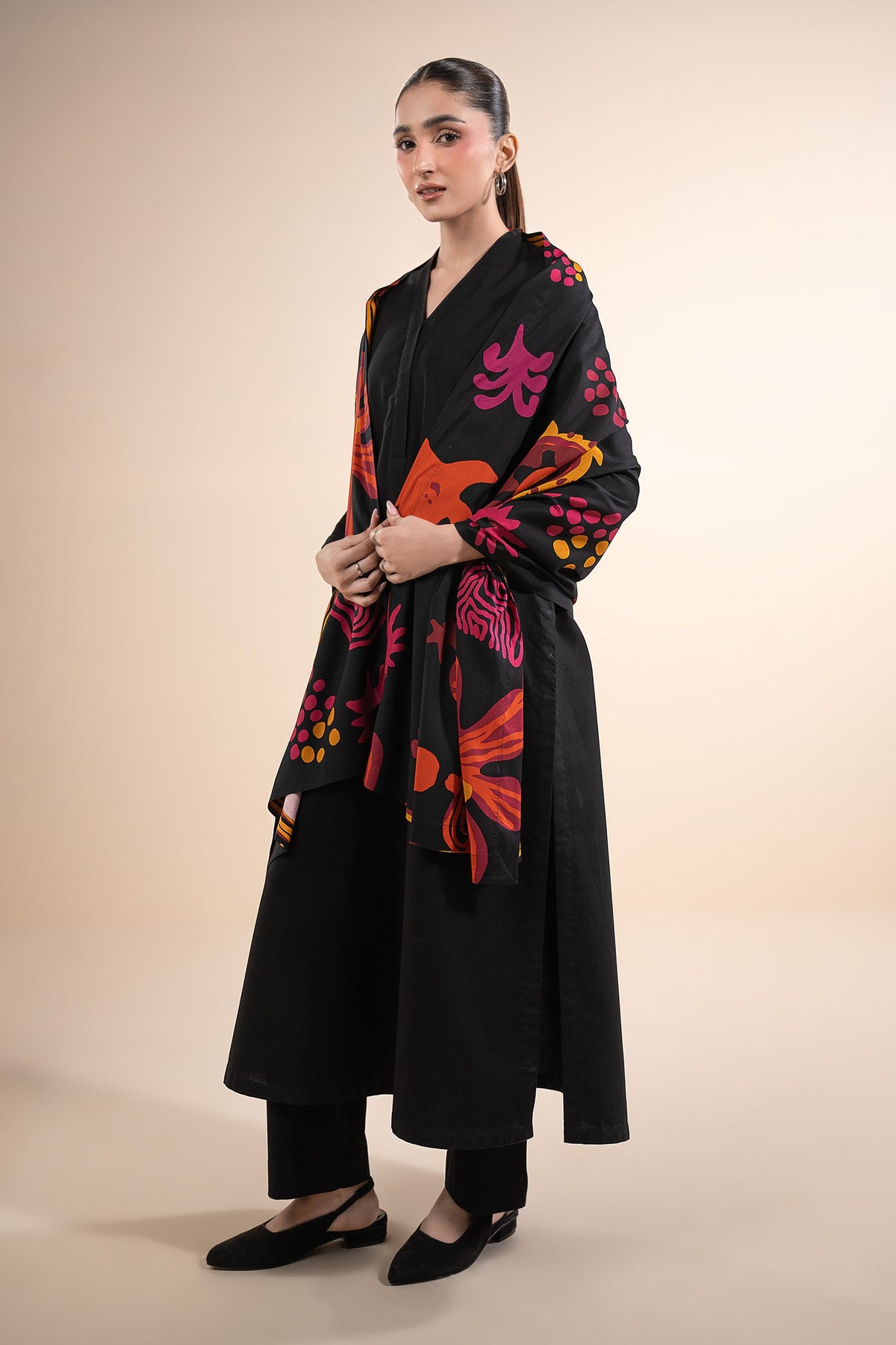 Printed Linen Scarf