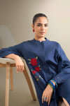 Embroidered Slub Khaddar Shirt
