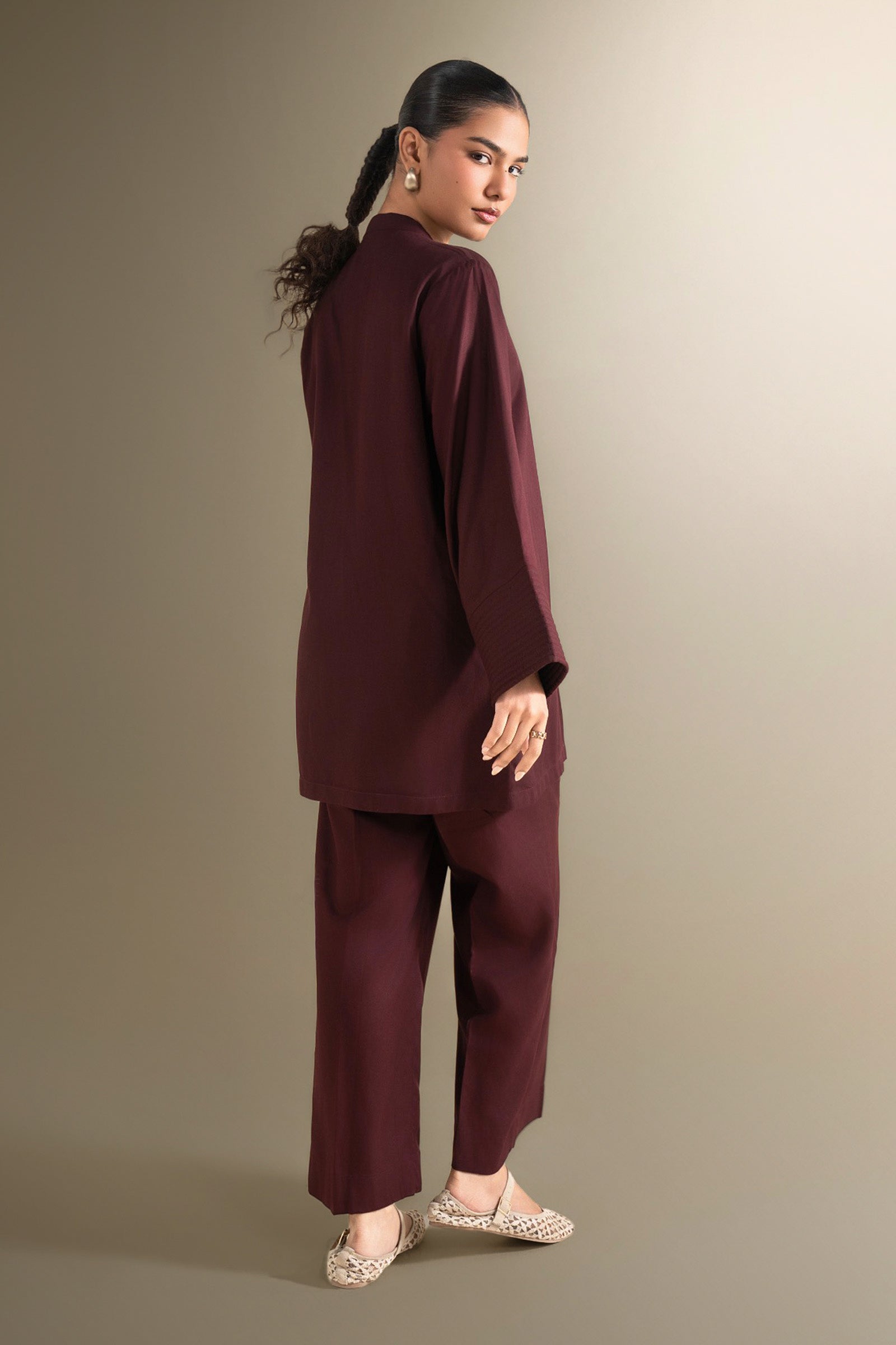 2 Pc Dyed Twill Suit