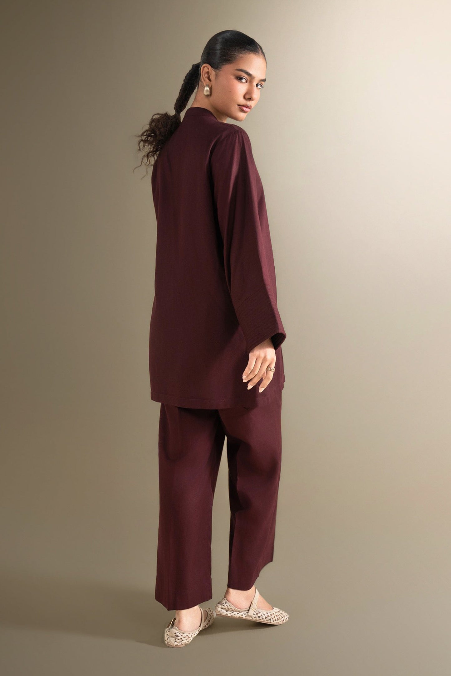 2 Pc Dyed Twill Suit