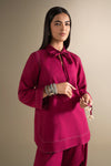 2 Pc Dyed Khaddar Jacquard Suit