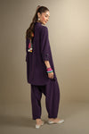 2 Pc Dyed Stretch Crepe Suit