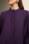 2 Pc Dyed Stretch Crepe Suit