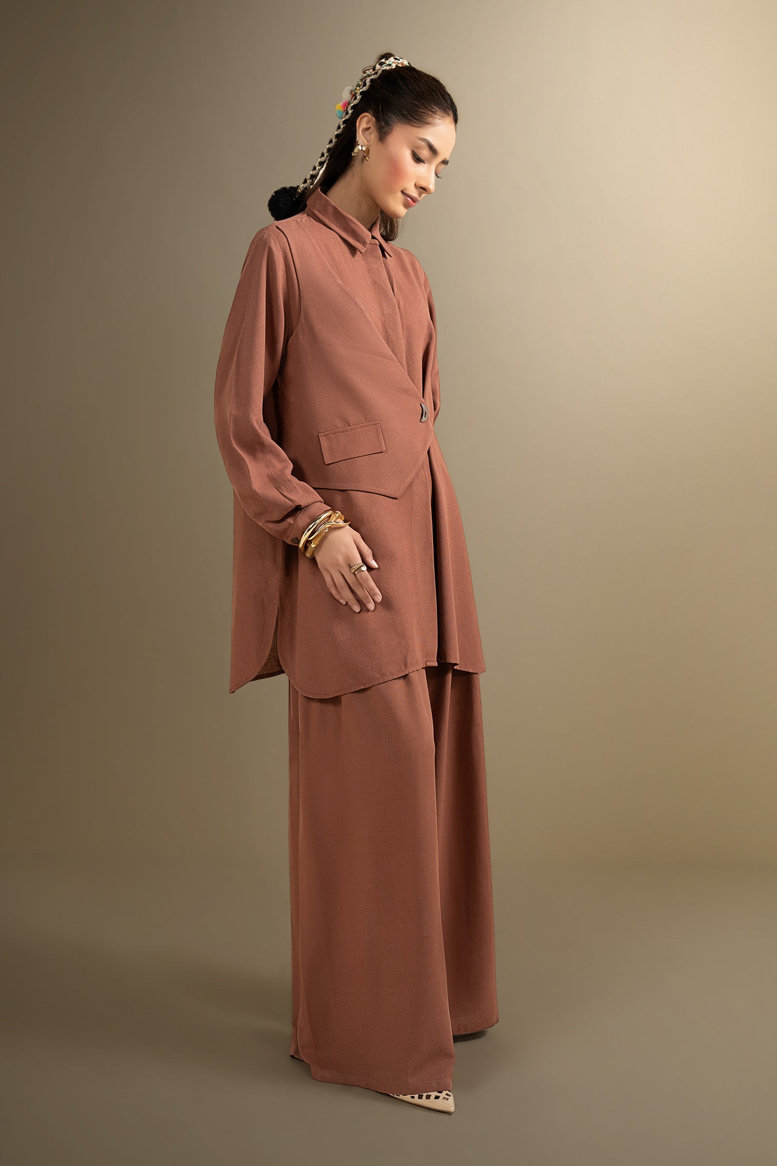 2 Pc Dyed Khaddar Suit