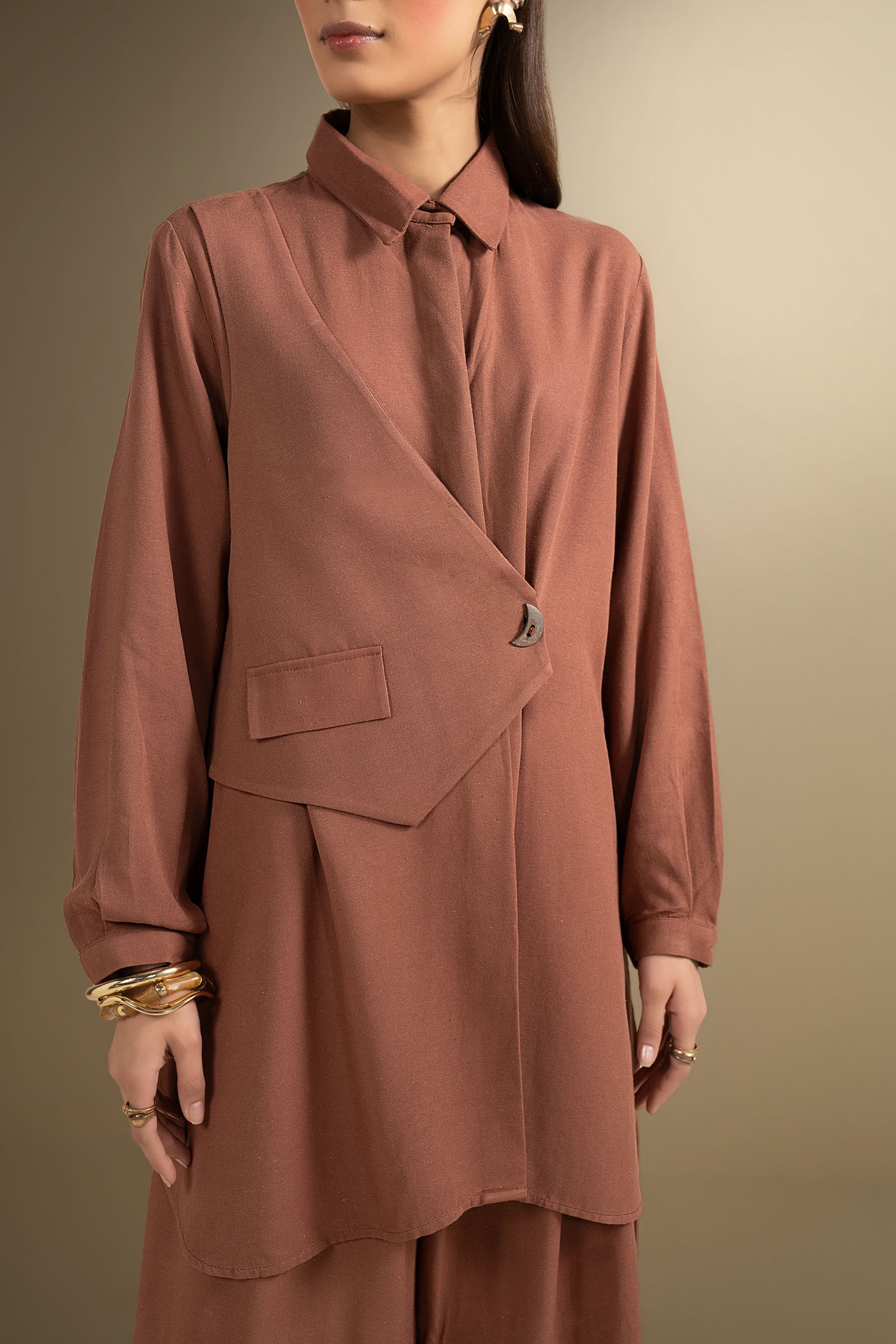 2 Pc Dyed Khaddar Suit