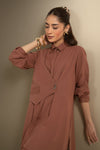 2 Pc Dyed Khaddar Suit