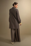2 Pc Embroidered Cotton Dobby Suit