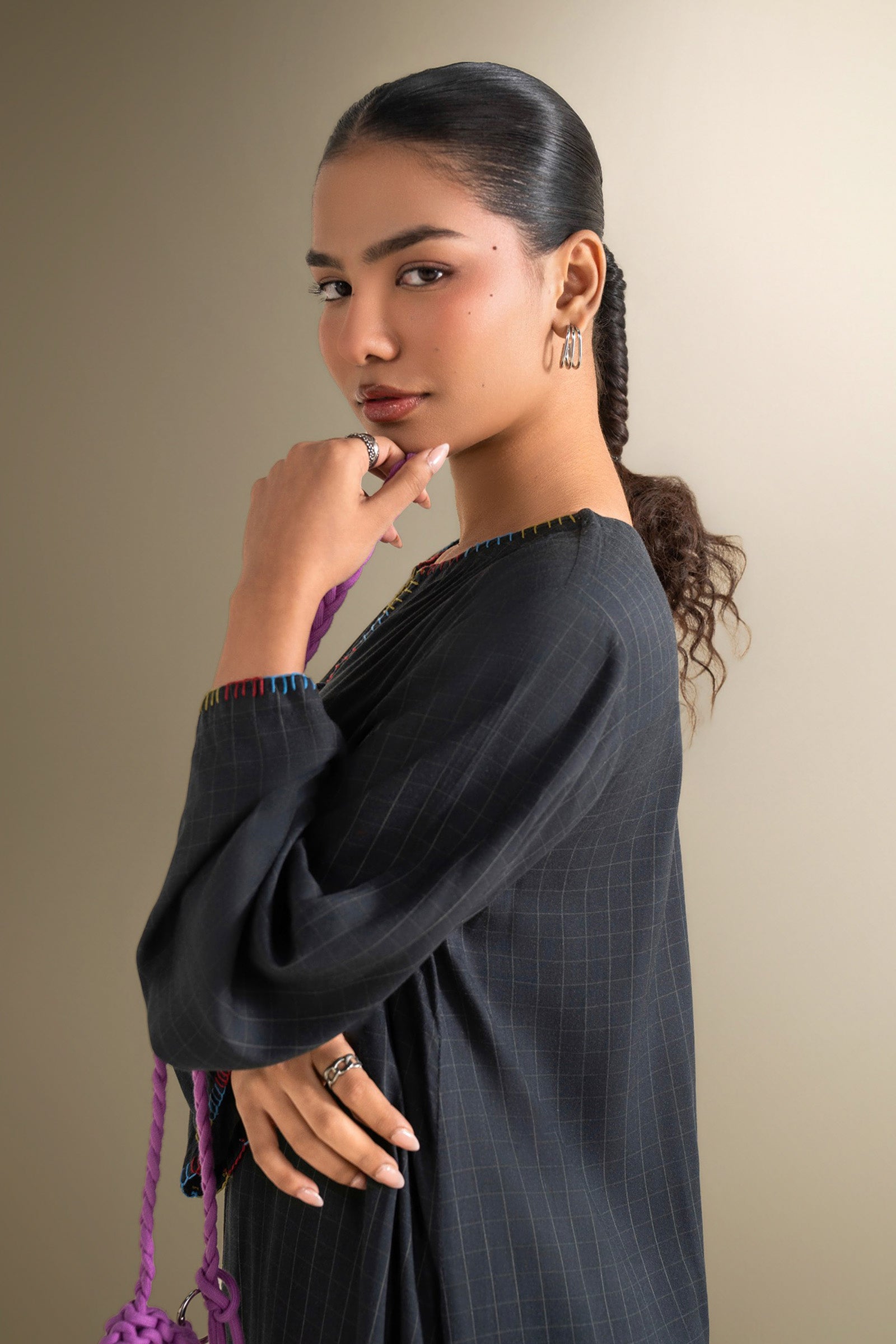 2 Pc Printed Twill Suit