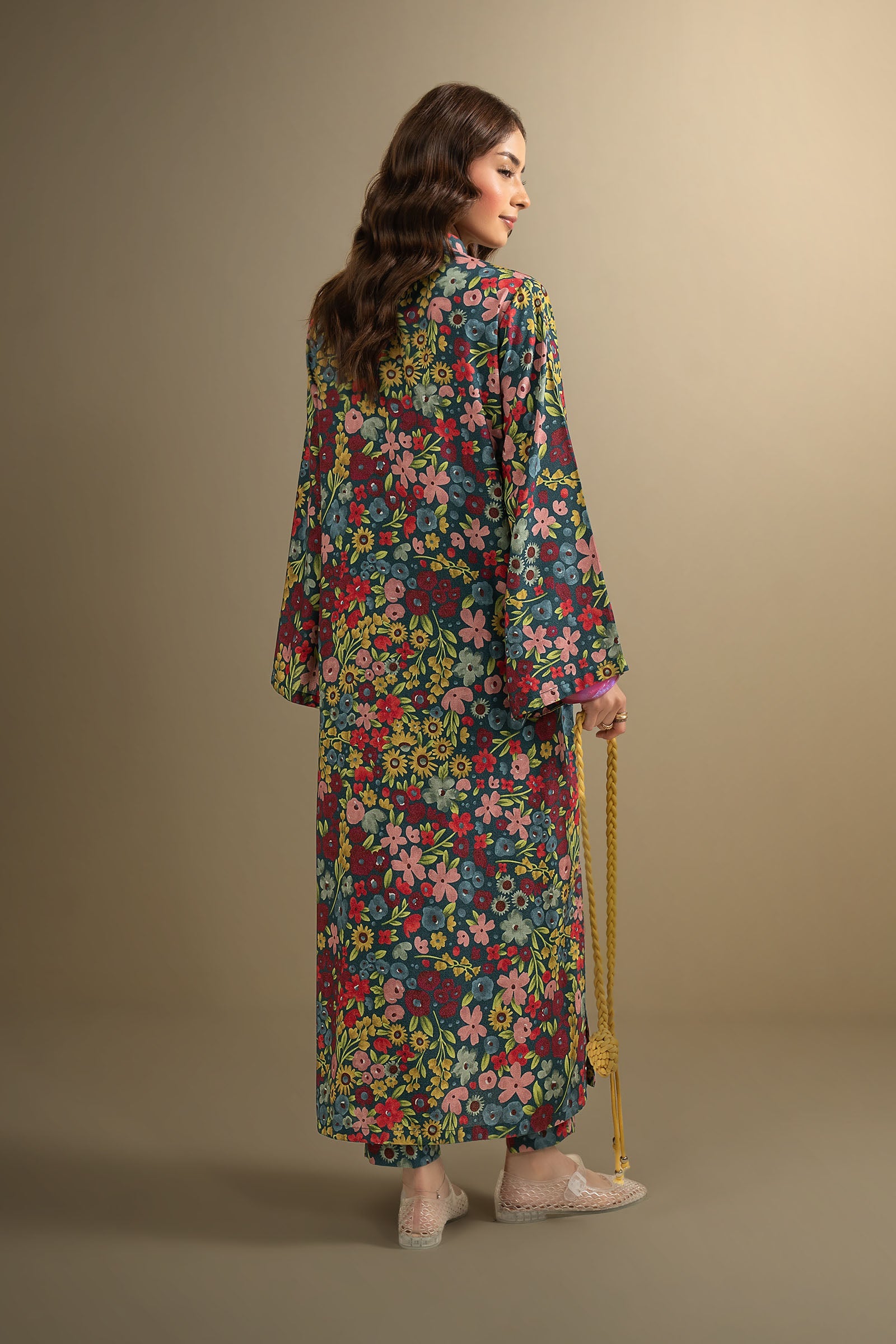 2 Pc Embroidered Karandi Suit