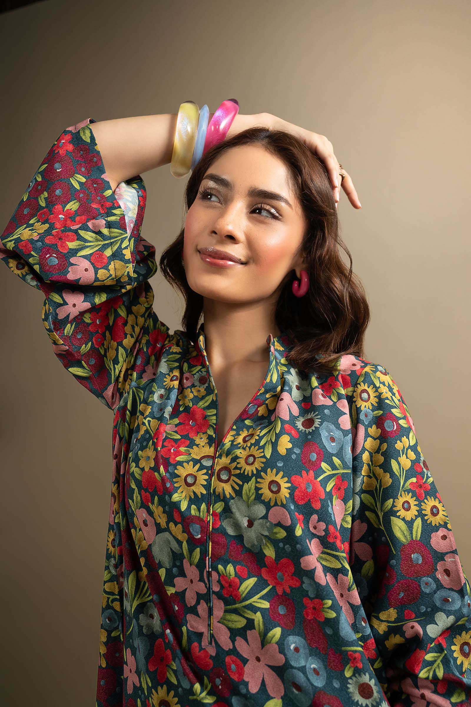 2 Pc Embroidered Karandi Suit