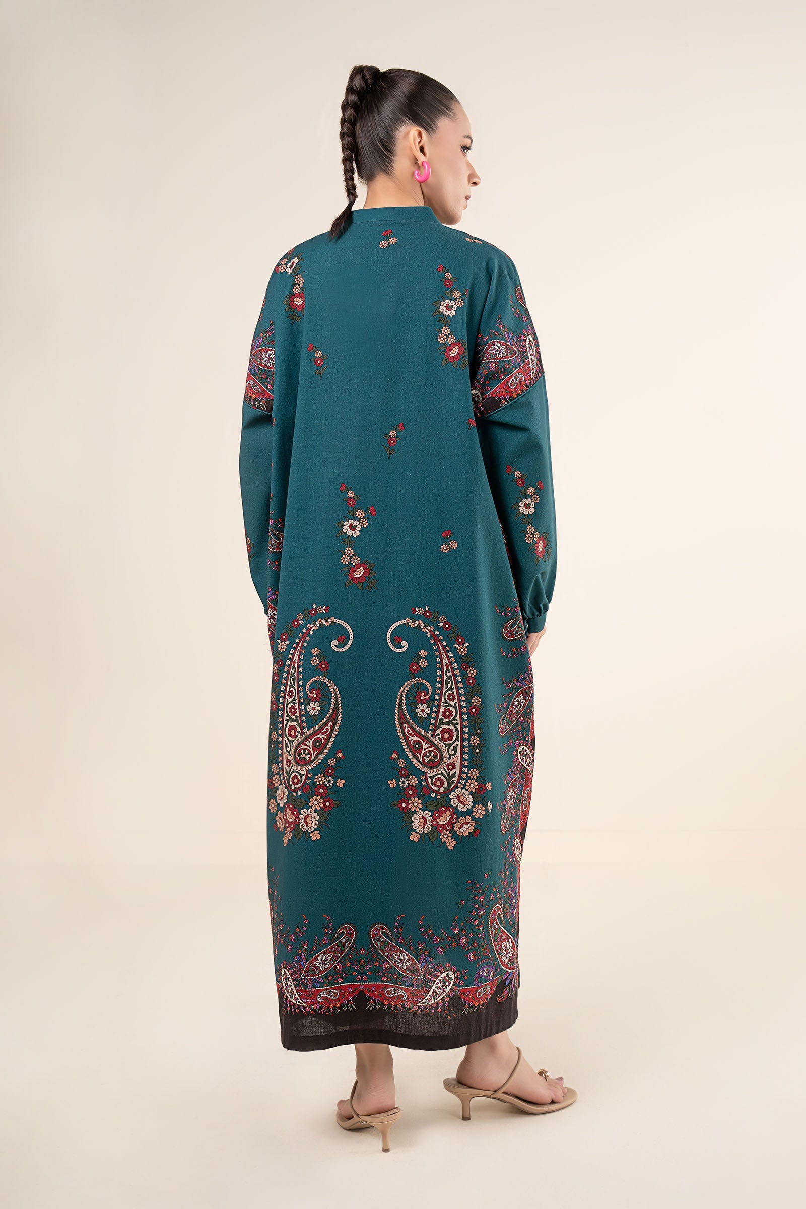 2 Pc Printed Khaddar Suit