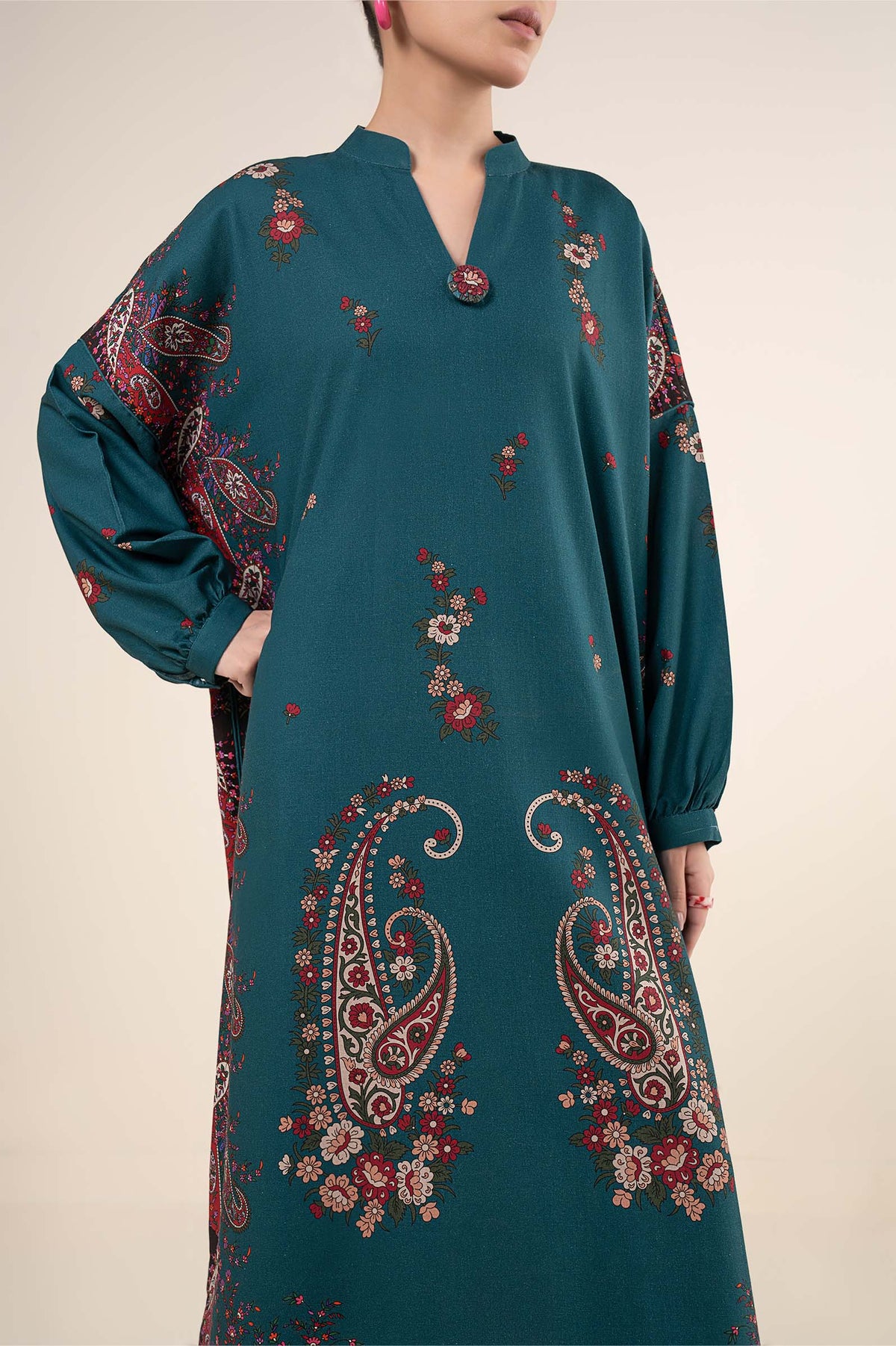2 Pc Printed Khaddar Suit