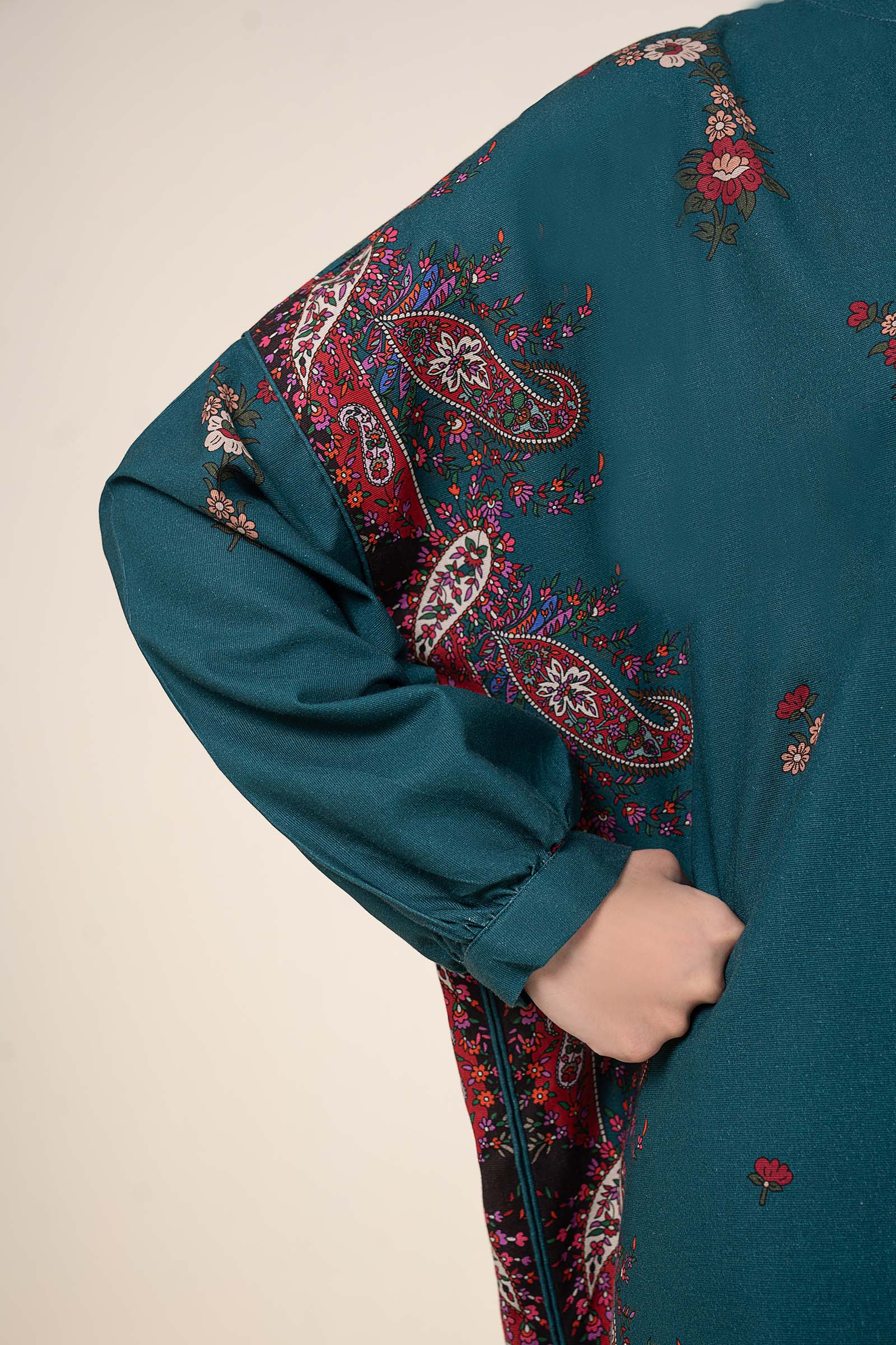 2 Pc Printed Khaddar Suit