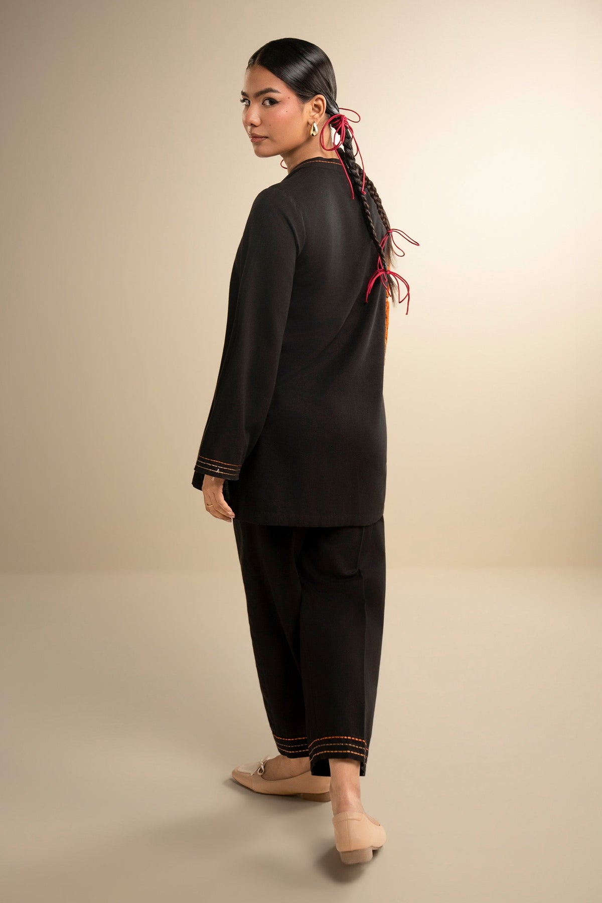 2 Pc Embroidered Khaddar Suit
