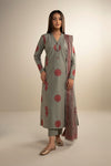 3 Pc Embroidered Twill Suit