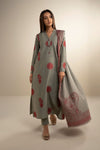 3 Pc Embroidered Twill Suit