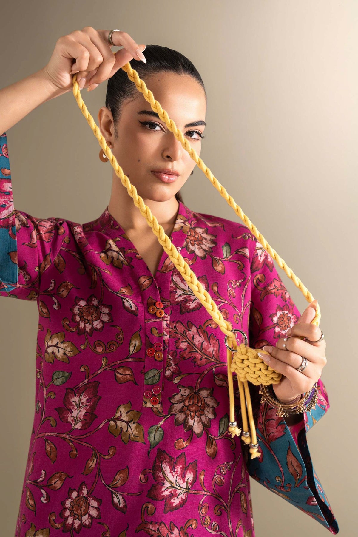2 Pc Printed Khaddar Suit