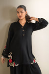 2 Pc Embroidered Twill Suit