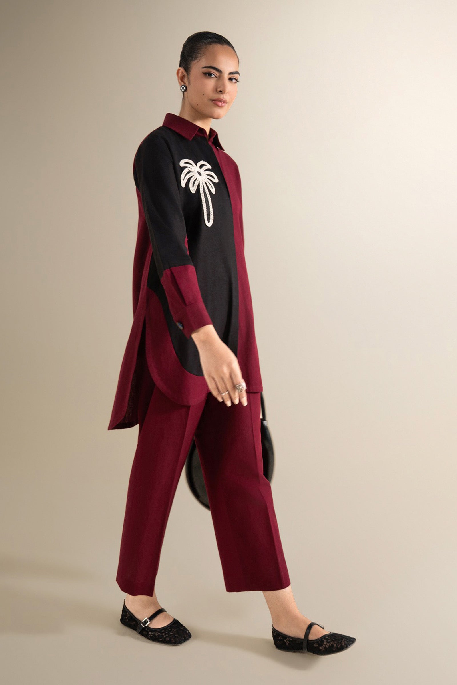 2 Pc Solid Khaddar Suit