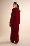 2 Pc Dyed Velvet Suit