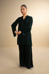 2 Pc Dyed Velvet Suit