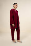2 Pc Dyed Velvet Suit